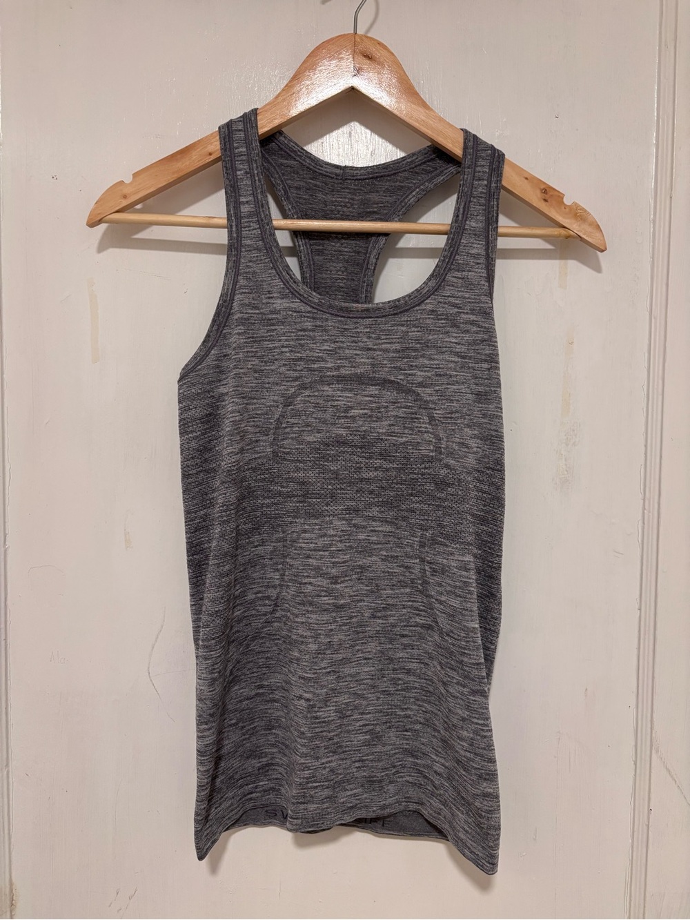 lululemon athletica Heathered Charcoal Racerback Tank